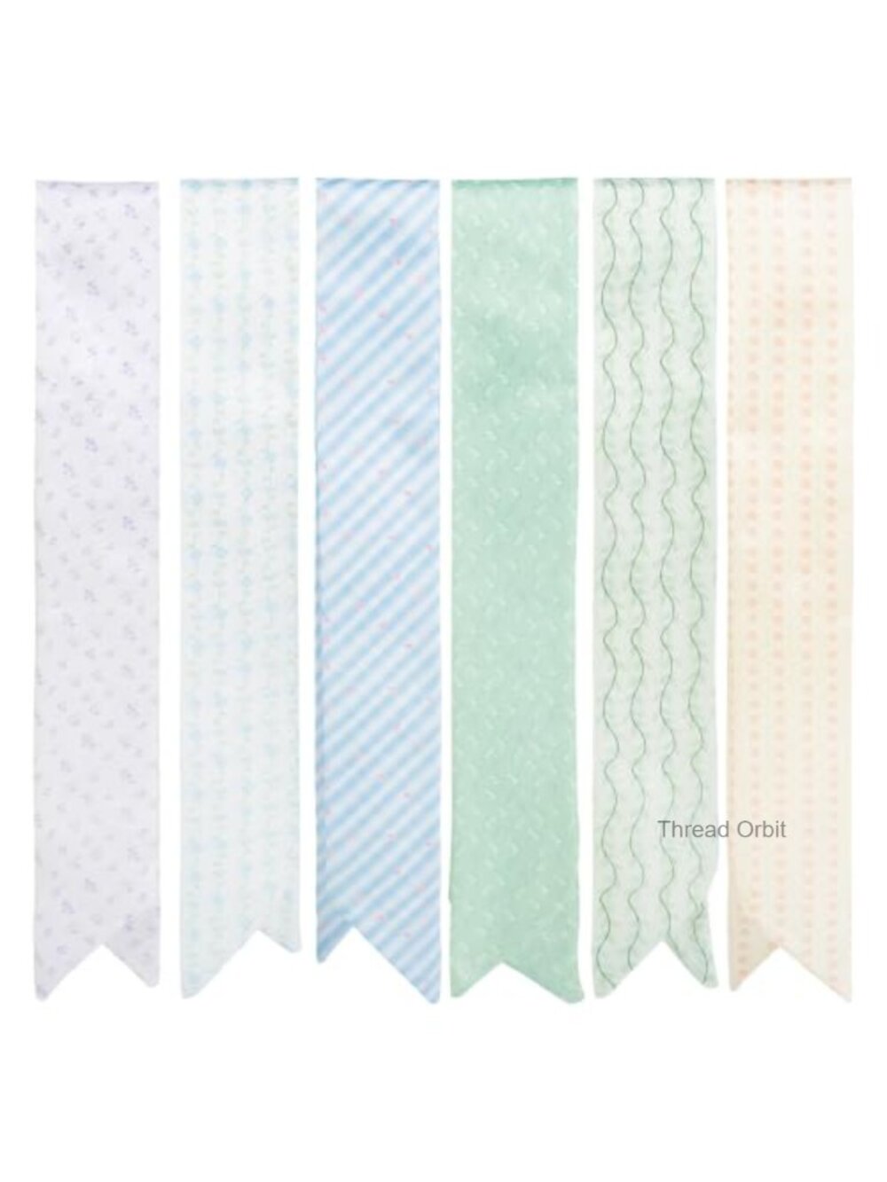 Women's Polyester Satin Fashion Scarf Set Boho Neck Headband Bag Accessories